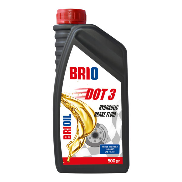 Хидраулична течност за сопирачки Dot3 500 ml